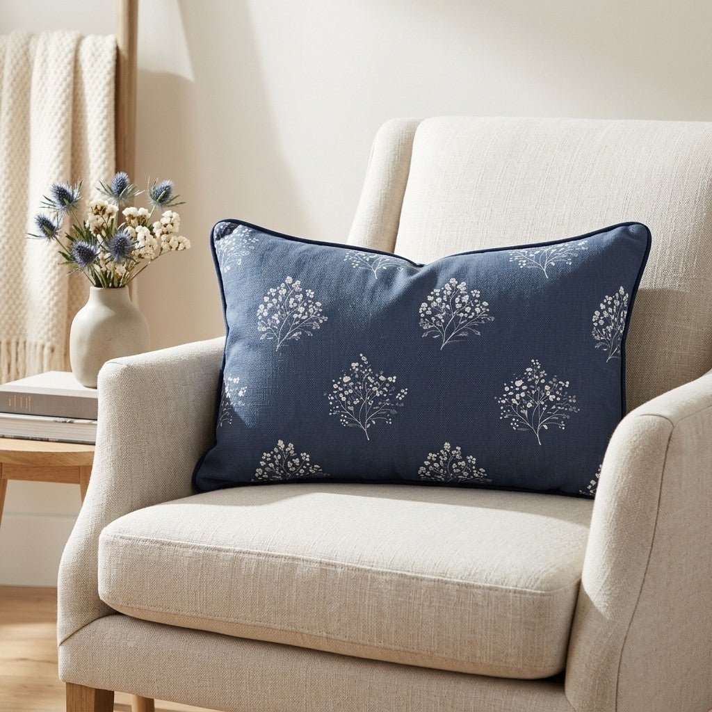 Evening Blossom Throw Pillow - Benton Lane Home - Lemon Park