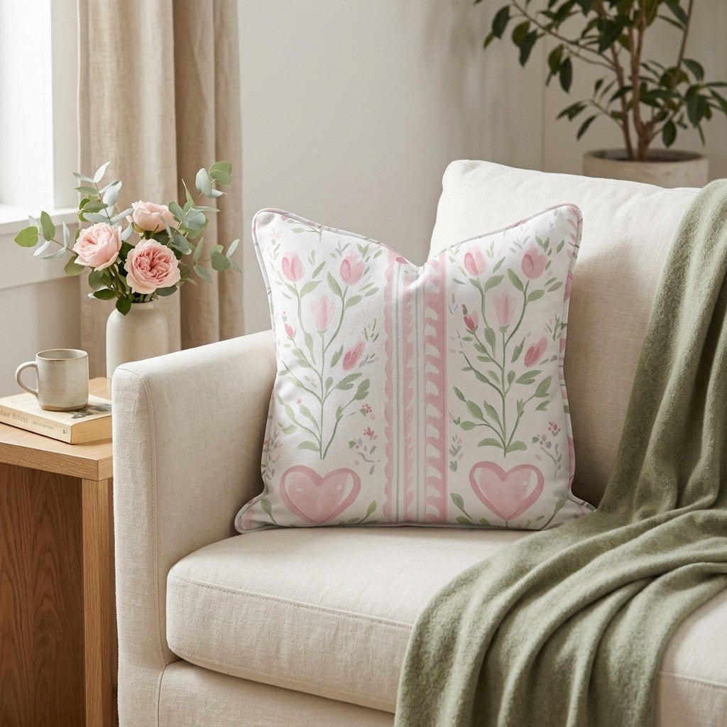 Ever After Stripe Throw Pillow - Benton Lane Home - Lemon Park