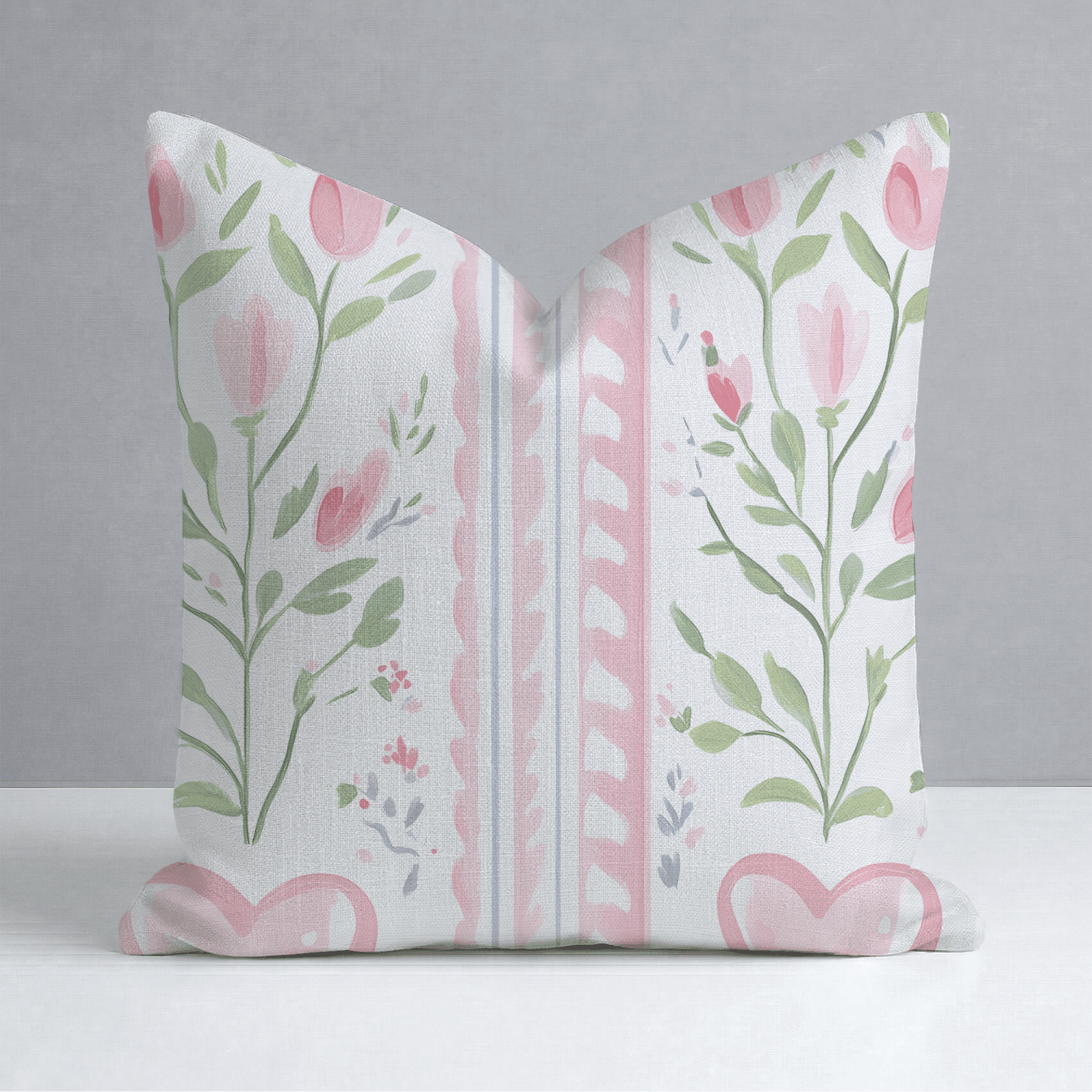 Ever After Stripe Throw Pillow - Benton Lane Home - Lemon Park