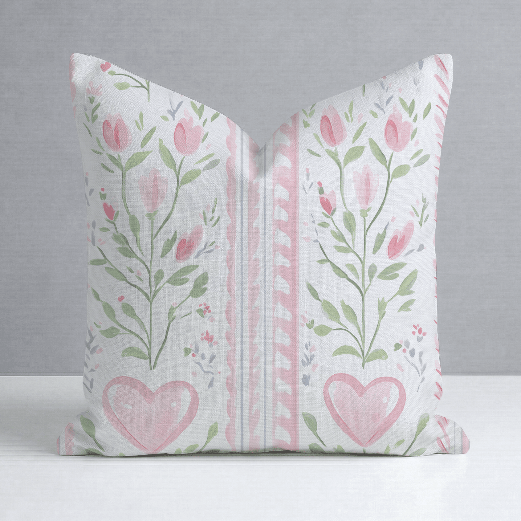 Ever After Stripe Throw Pillow - Benton Lane Home - Lemon Park