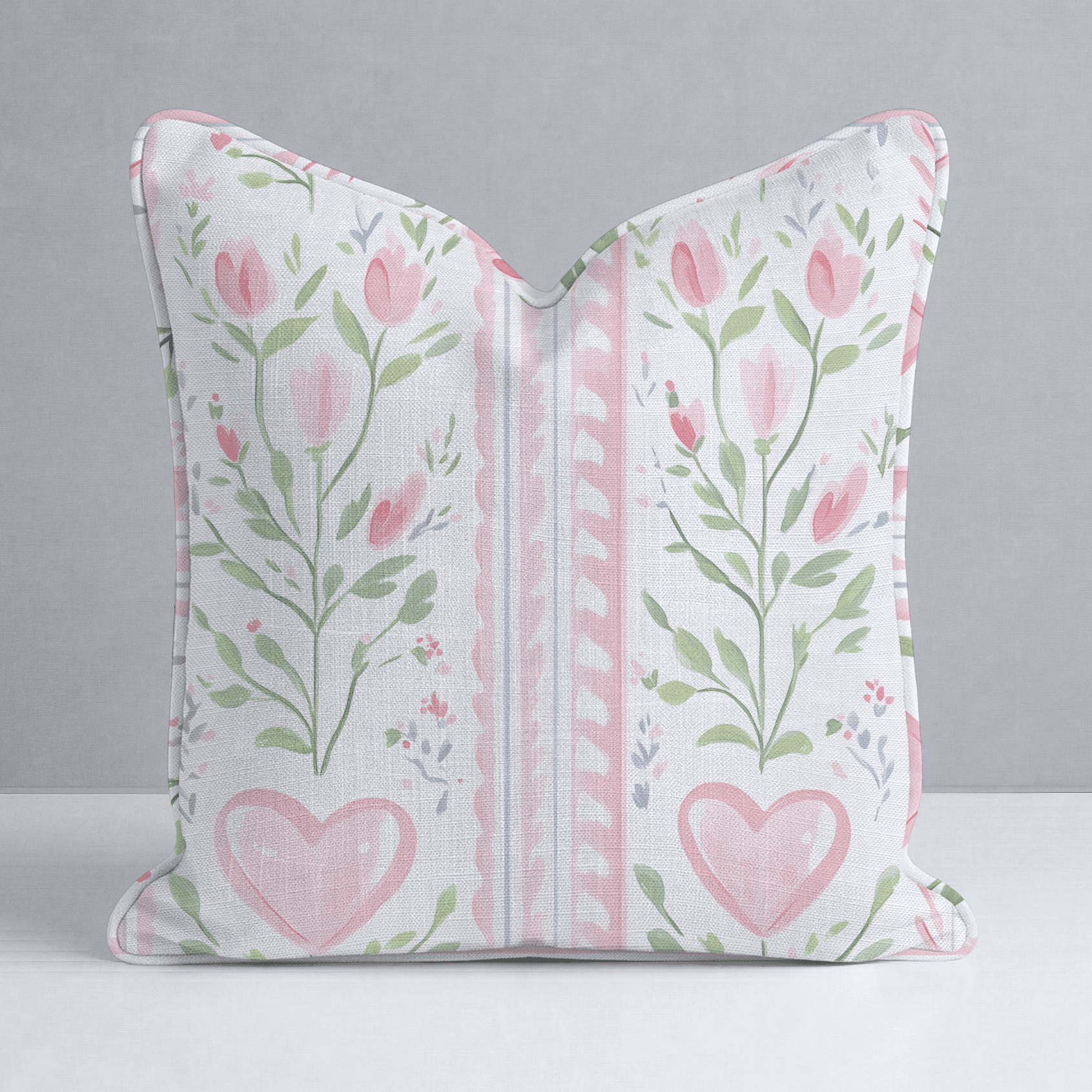 Ever After Stripe Throw Pillow - Benton Lane Home - Lemon Park