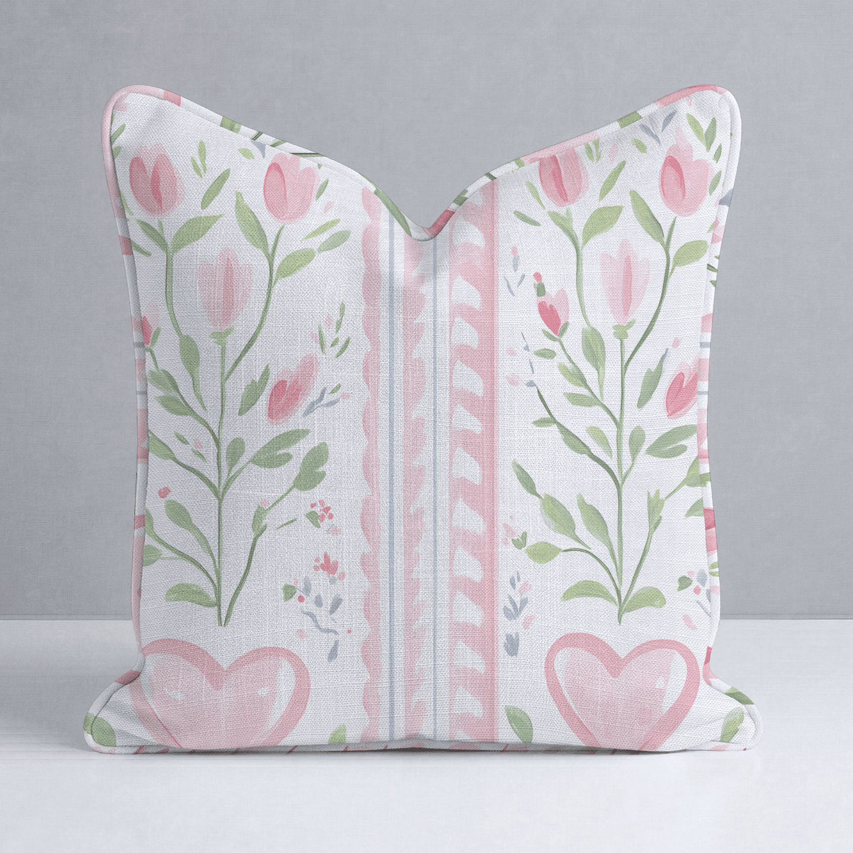 Ever After Stripe Throw Pillow - Benton Lane Home - Lemon Park