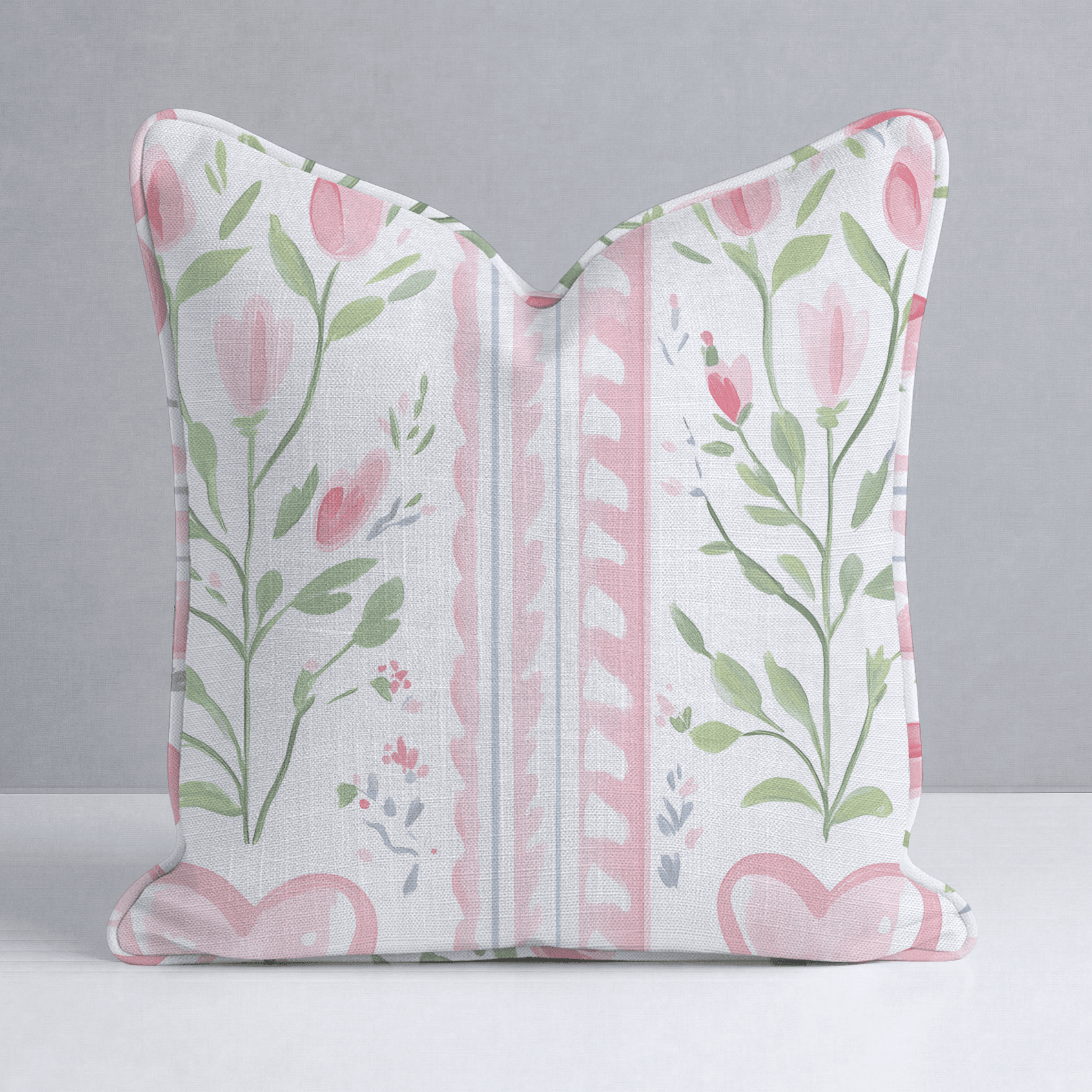 Ever After Stripe Throw Pillow - Benton Lane Home - Lemon Park
