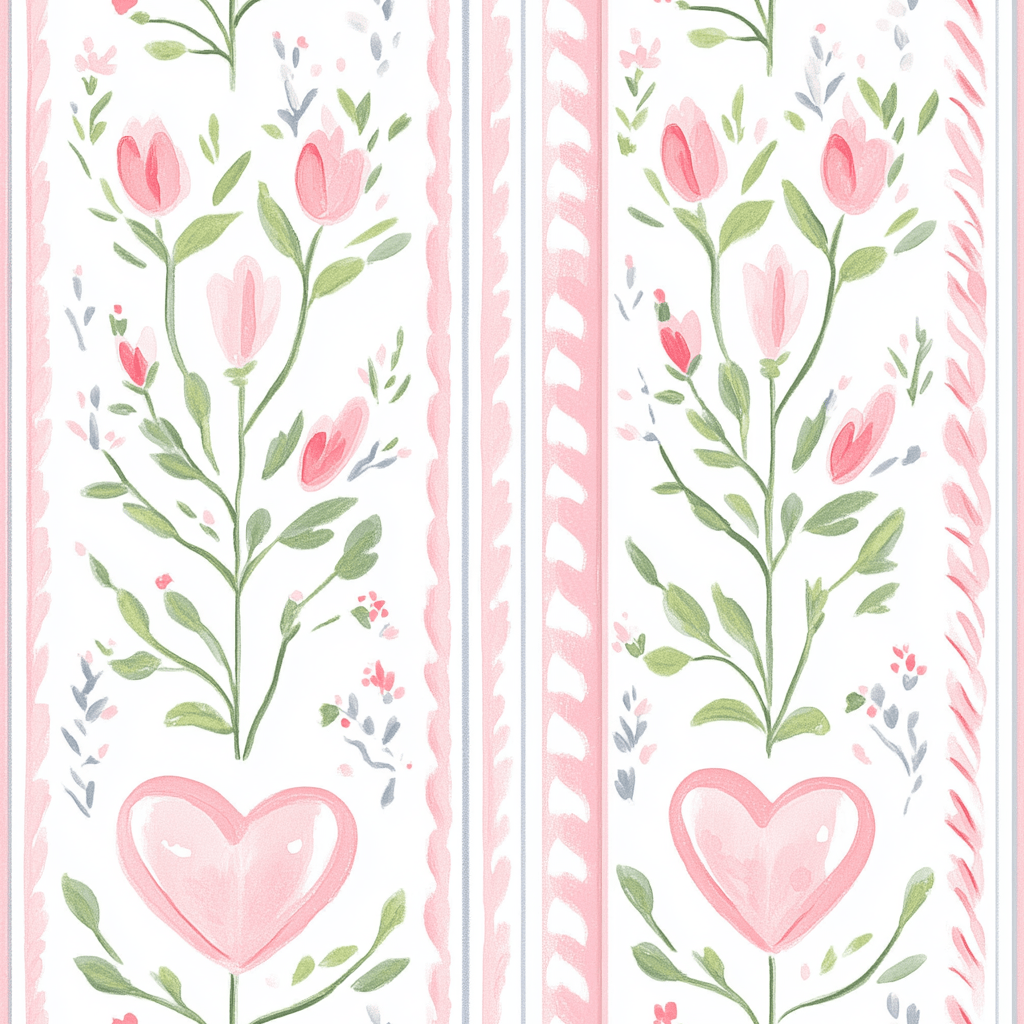 Ever After Stripe Wallpaper - Benton Lane Home - Lemon Park