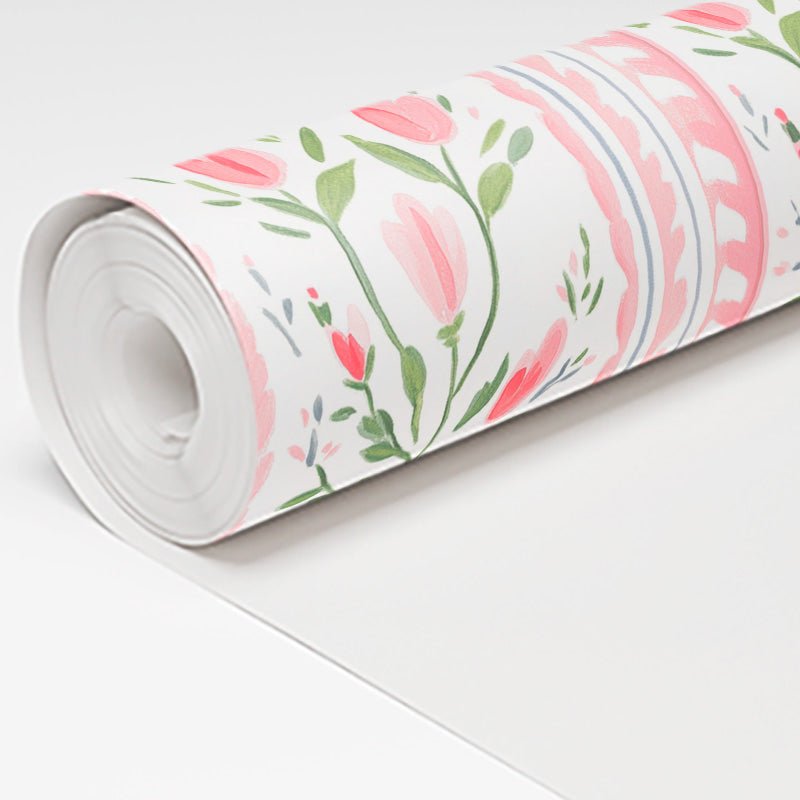 Ever After Stripe Wallpaper - Benton Lane Home - Lemon Park