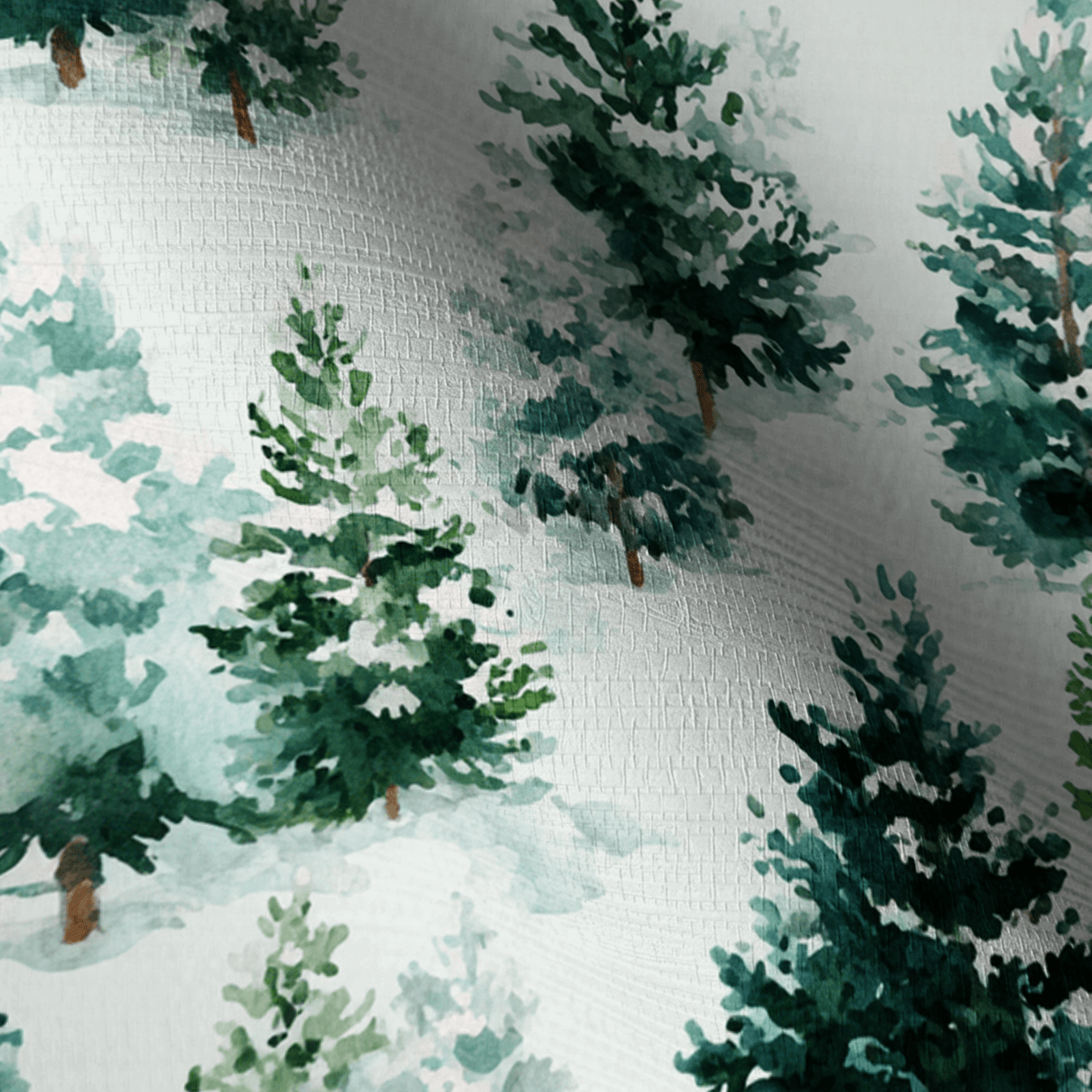 Evergreen Cheer Faux Grasscloth Wallpaper - Lemon Park