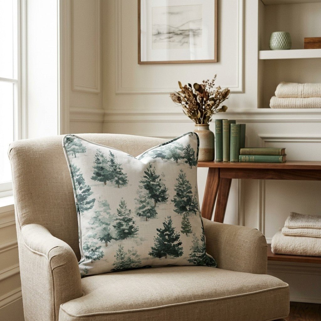 Evergreen Cheer Throw Pillow - Benton Lane Home - Lemon Park