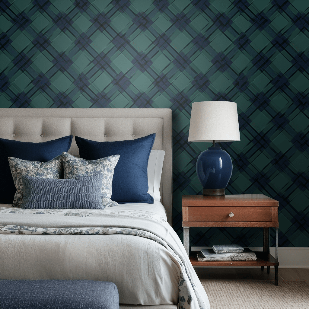 Evergreen Plaid - Benton Lane Home - Painted Paper