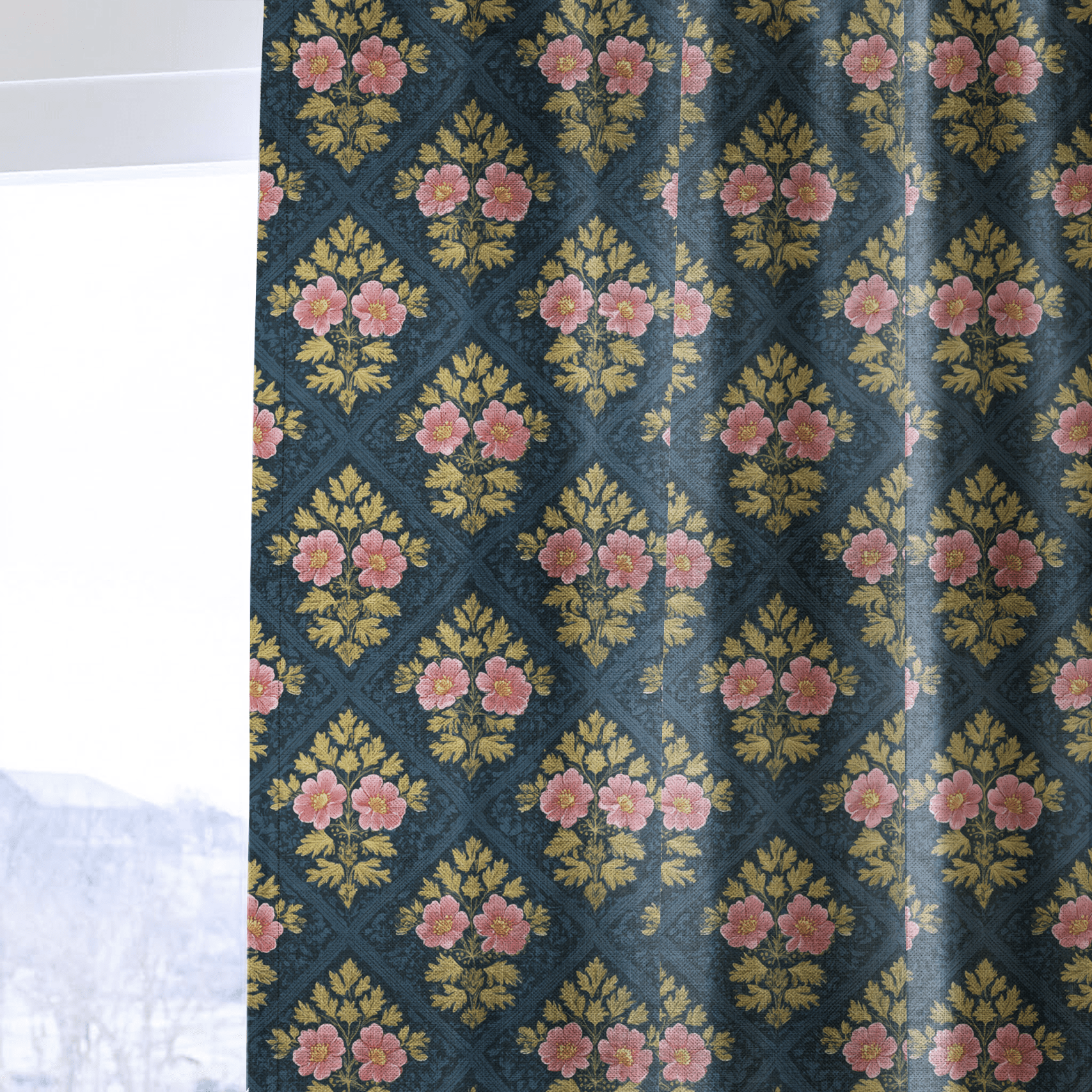 Everly House - Drapery - Benton Lane Home - Lemon Park