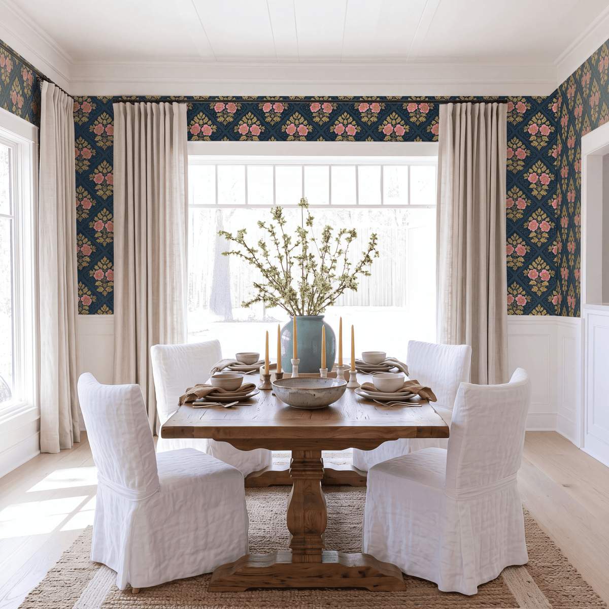 Everly House Wallpaper - Lemon Park