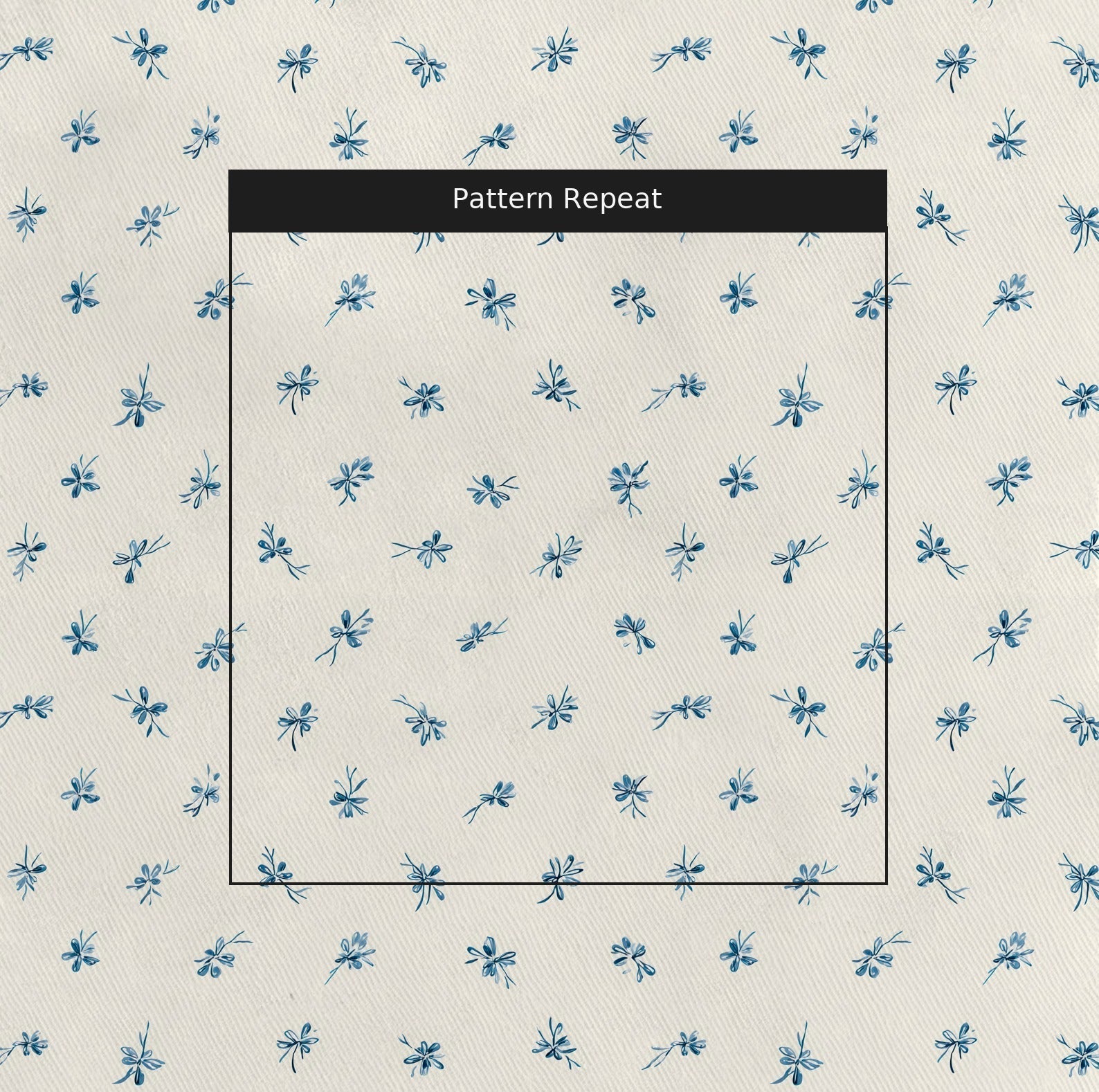 Evie Blue - Fabric - Lemon Park