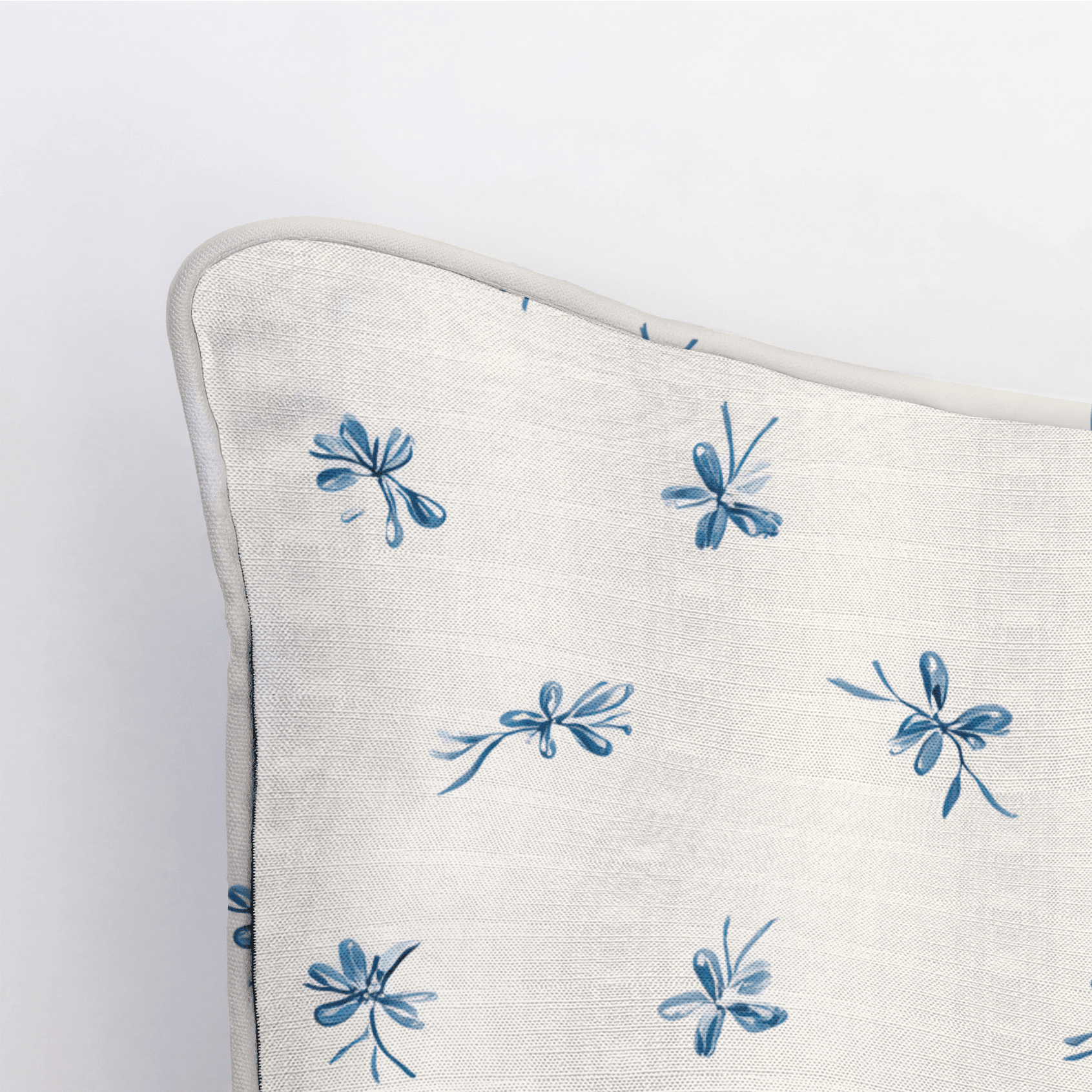 Evie Blue Throw Pillow - Benton Lane Home - Lemon Park