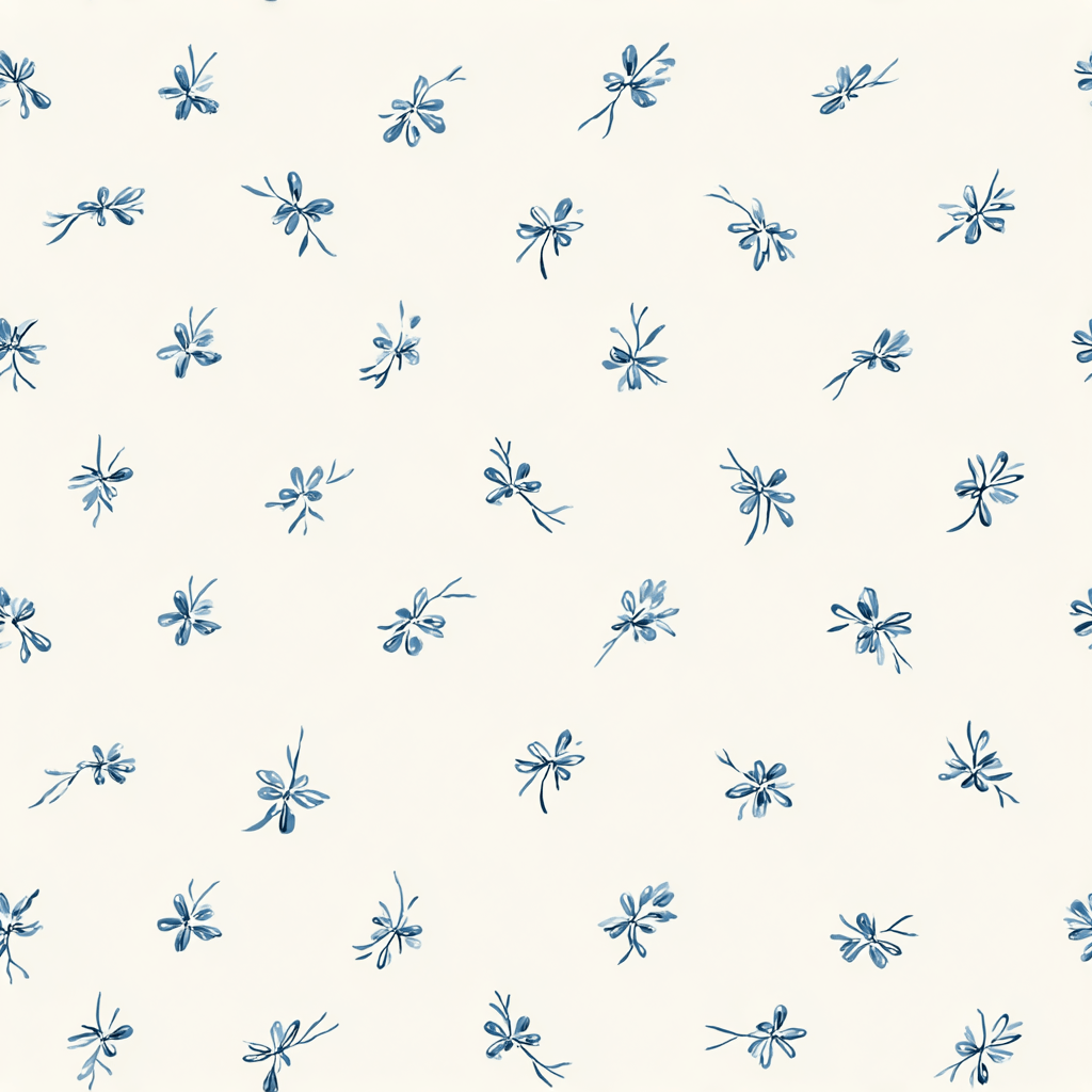 Evie Blue Wallpaper - Benton Lane Home - Lemon Park