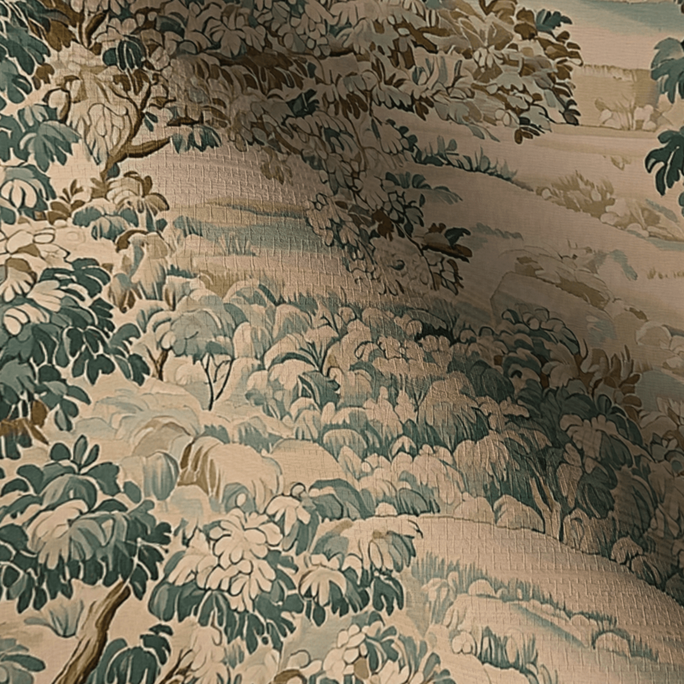 Fablewood Faux Grasscloth Wallpaper - Painted Paper
