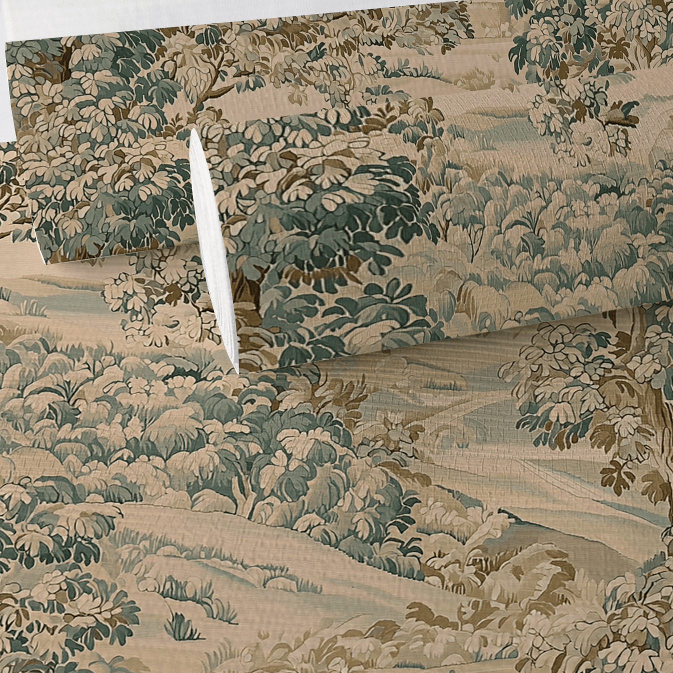 Fablewood Faux Grasscloth Wallpaper - Painted Paper
