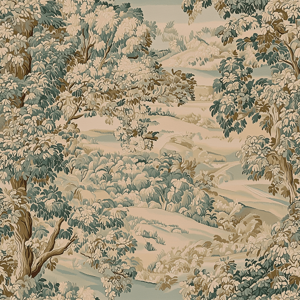 Fablewood Wallpaper - Benton Lane Home - Painted Paper