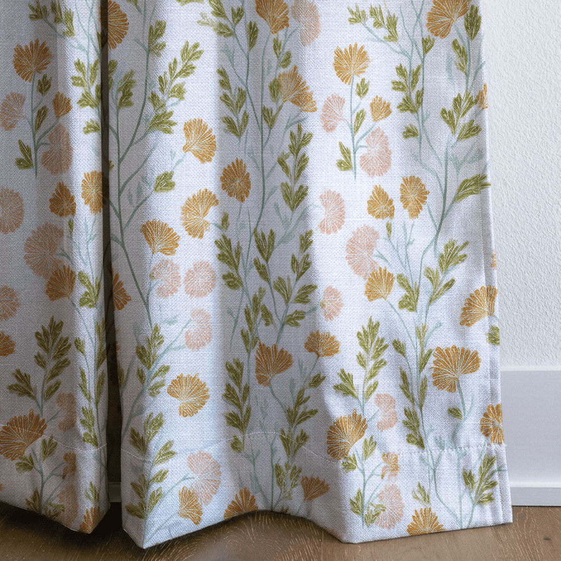 Faded Flora - Drapery - Benton Lane Home - Lemon Park