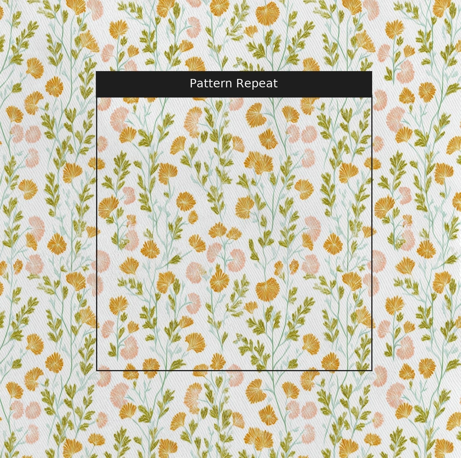 Faded Flora - Fabric - Benton Lane Home - Lemon Park