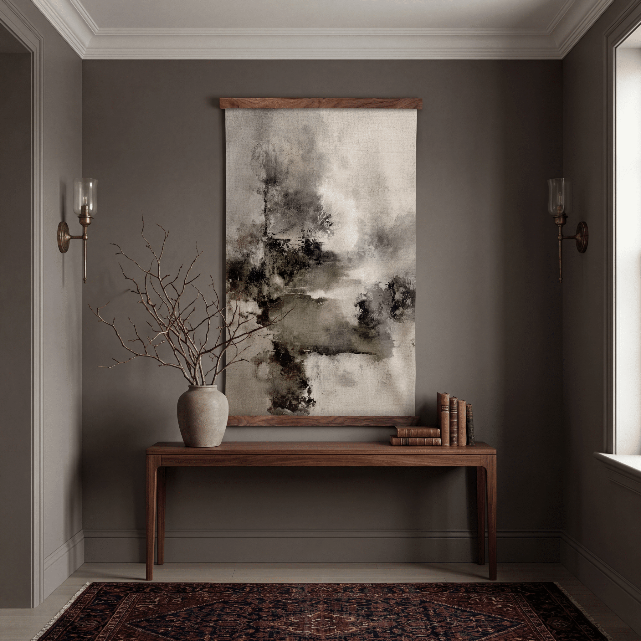 Faded Forms - Tapestry - Benton Lane Home - Painted Paper