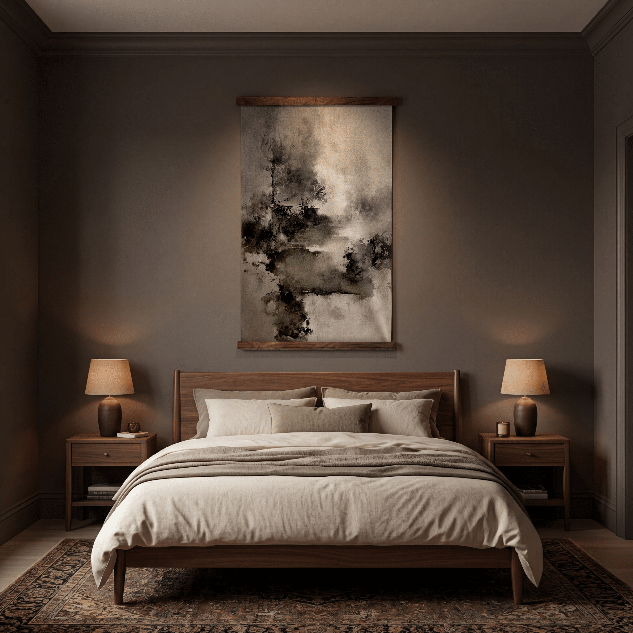 Faded Forms - Tapestry - Benton Lane Home - Painted Paper