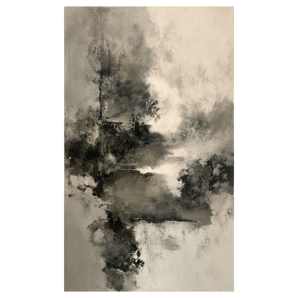 Faded Forms - Tapestry - Painted Paper
