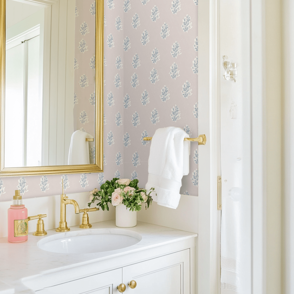 Faded Lilacs Wallpaper - Benton Lane Home - Lemon Park