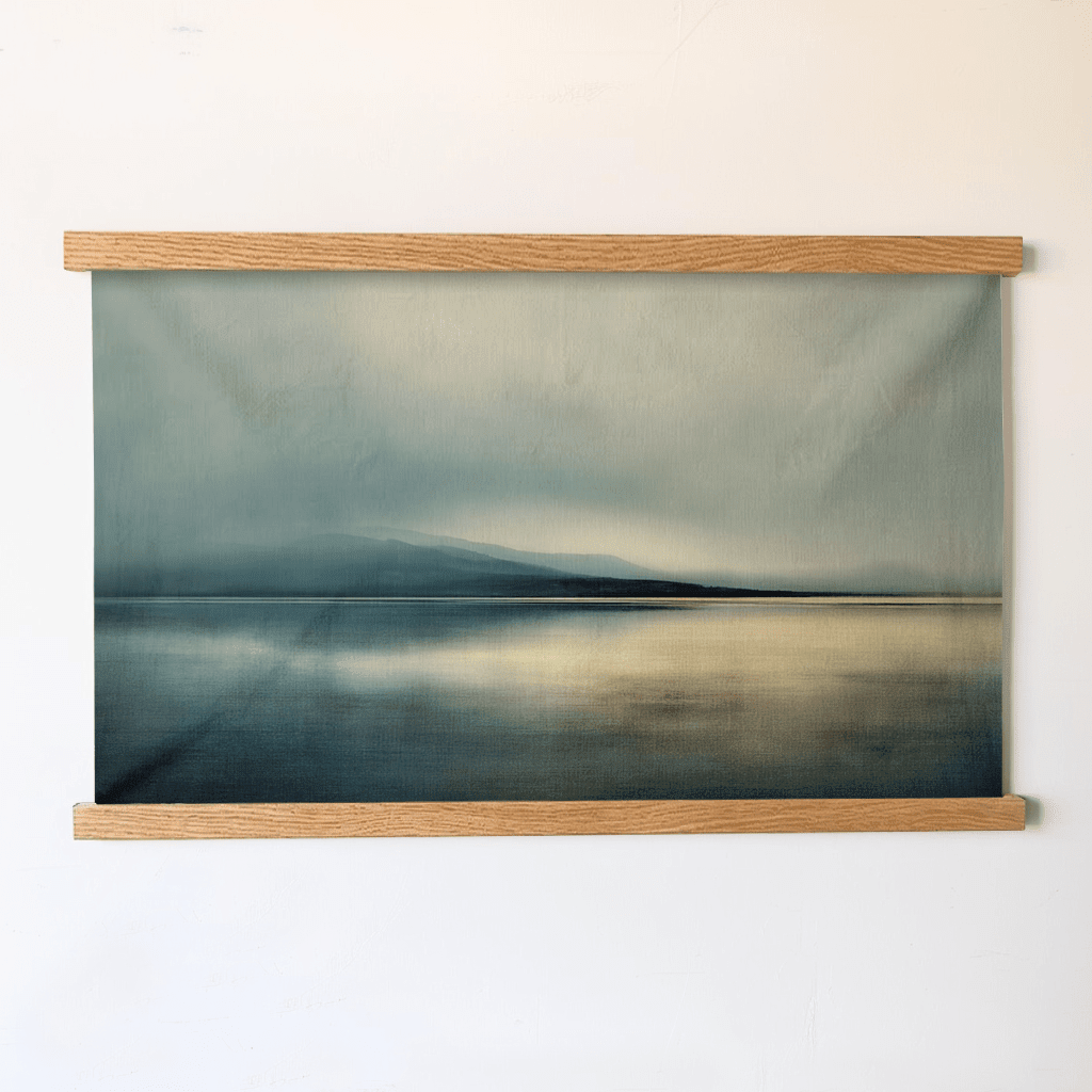 Faded Shoreline - Tapestry - Benton Lane Home - Painted Paper