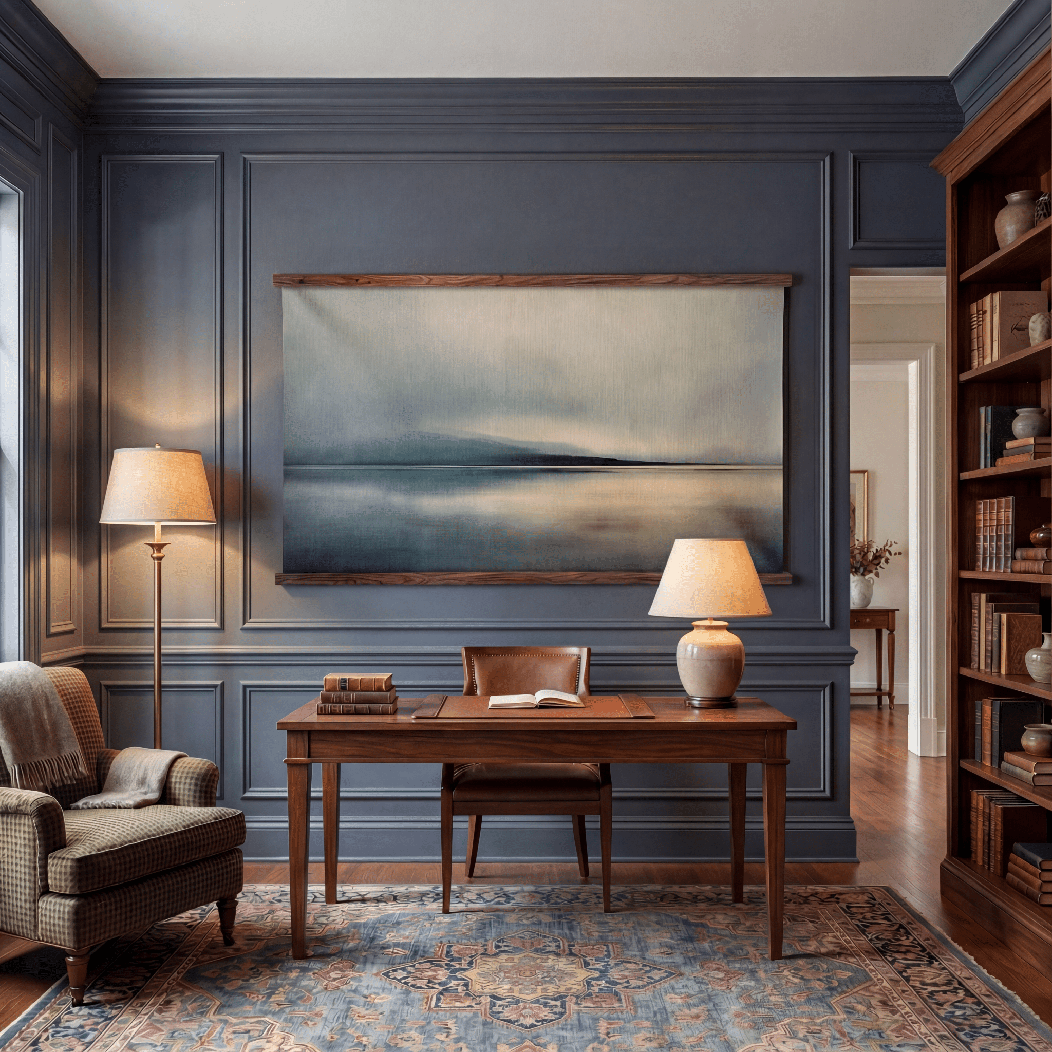 Faded Shoreline - Tapestry - Painted Paper