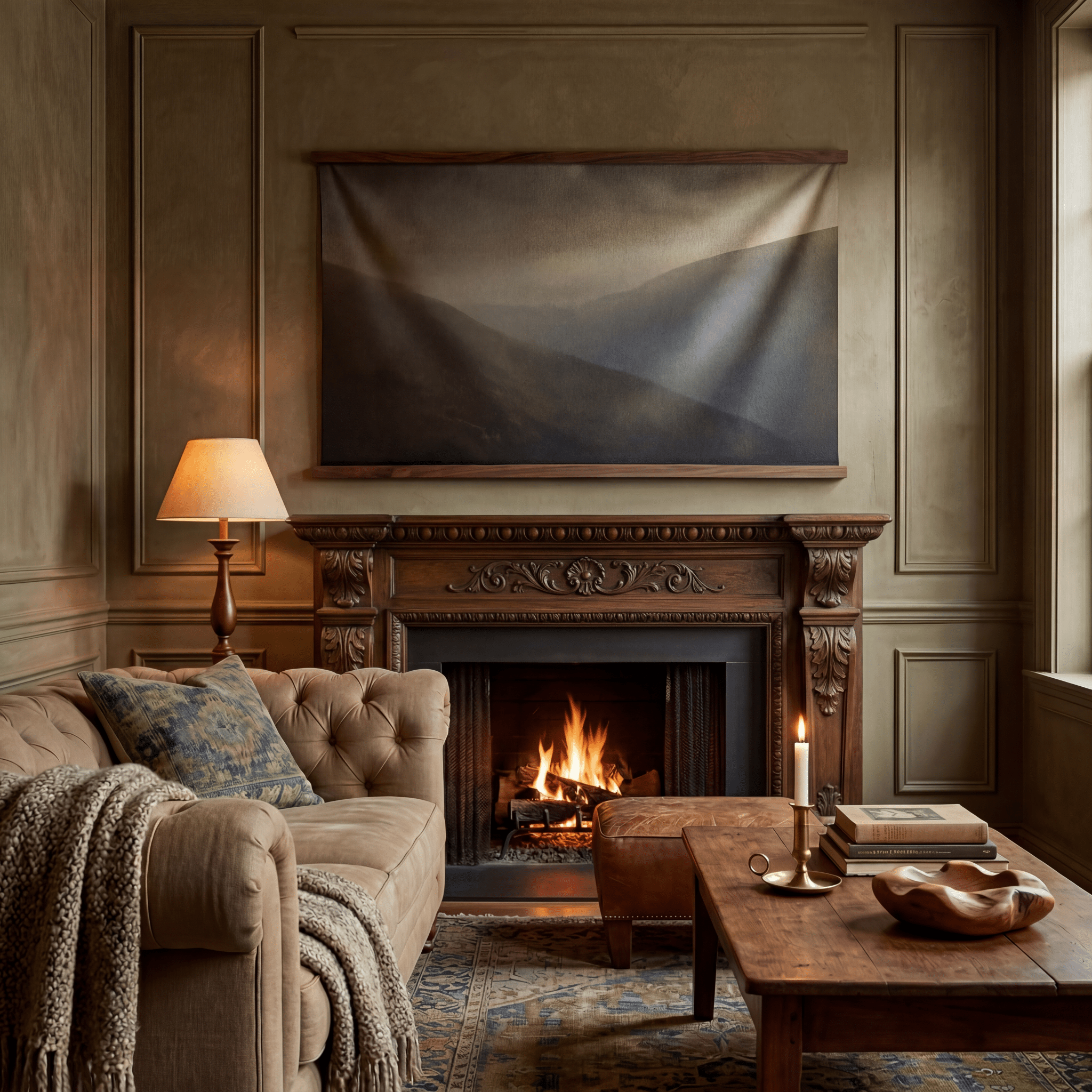 Fading Ridge - Tapestry - Benton Lane Home - Painted Paper
