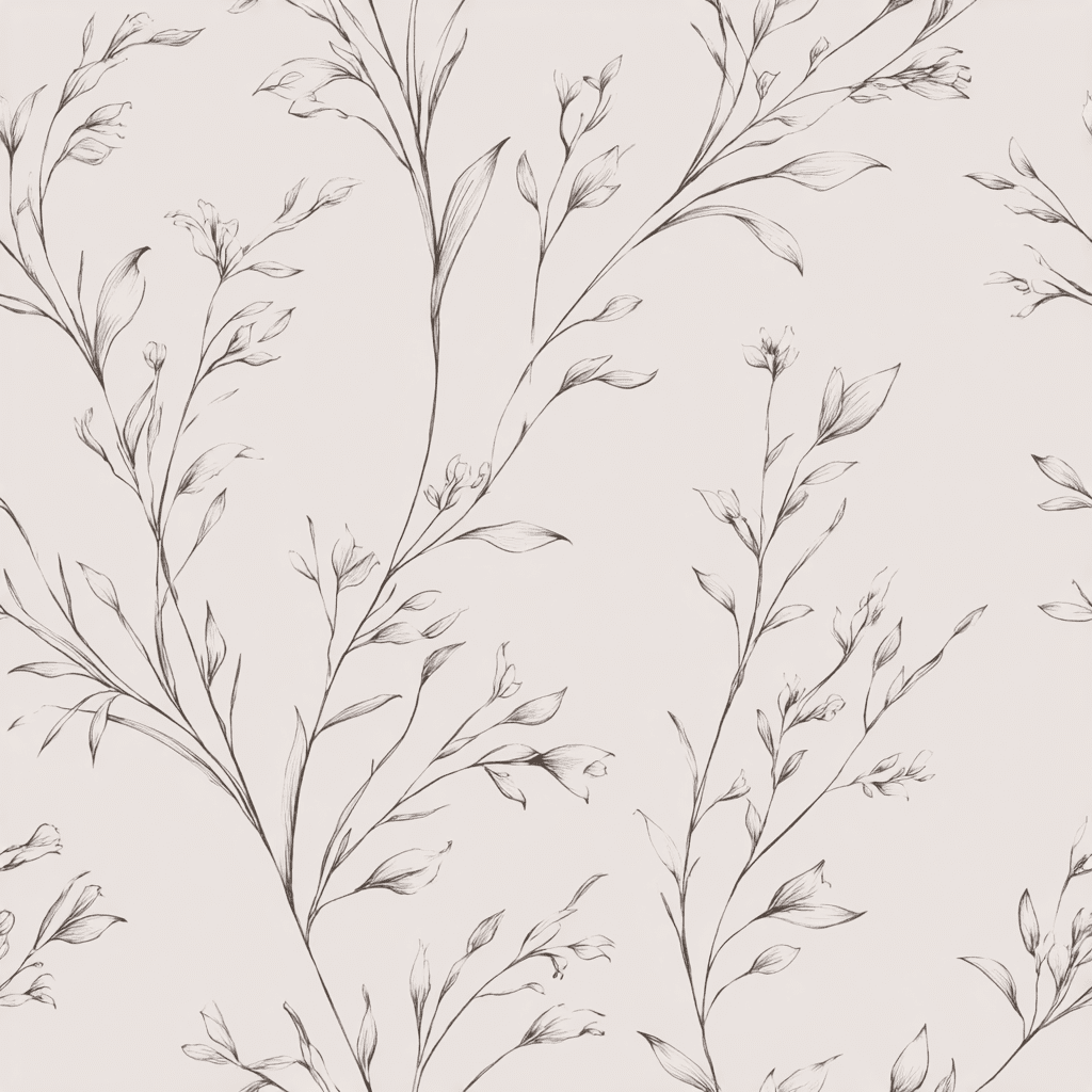 Faint Flora Wallpaper - Benton Lane Home - Benton Lane