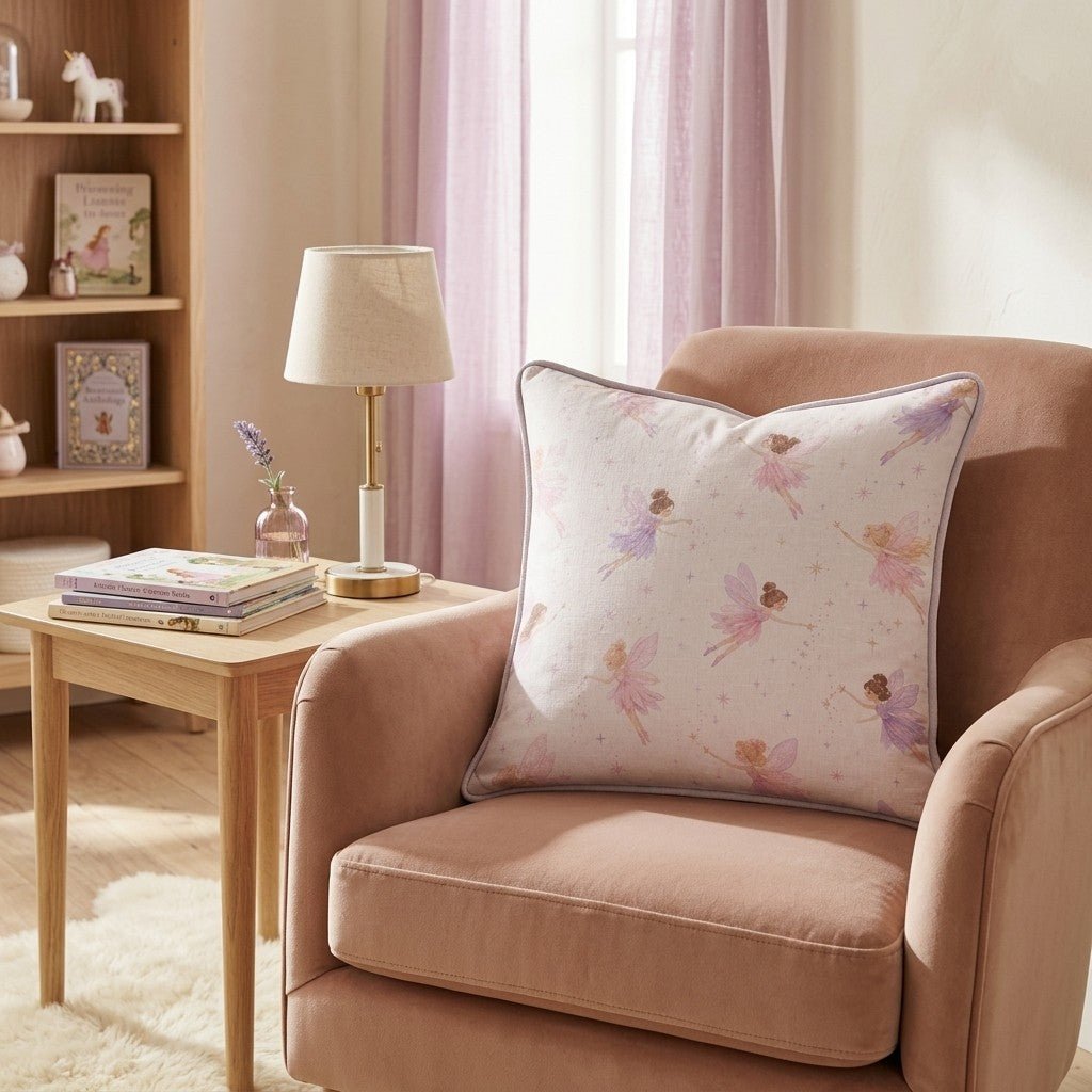 Fairy Whismy Throw Pillow - Hillcroft Home