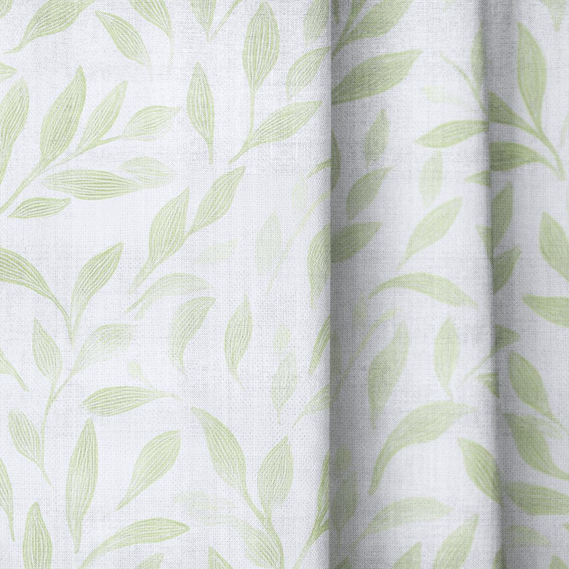 Fall Green - Drapery - Benton Lane Home - Lemon Park