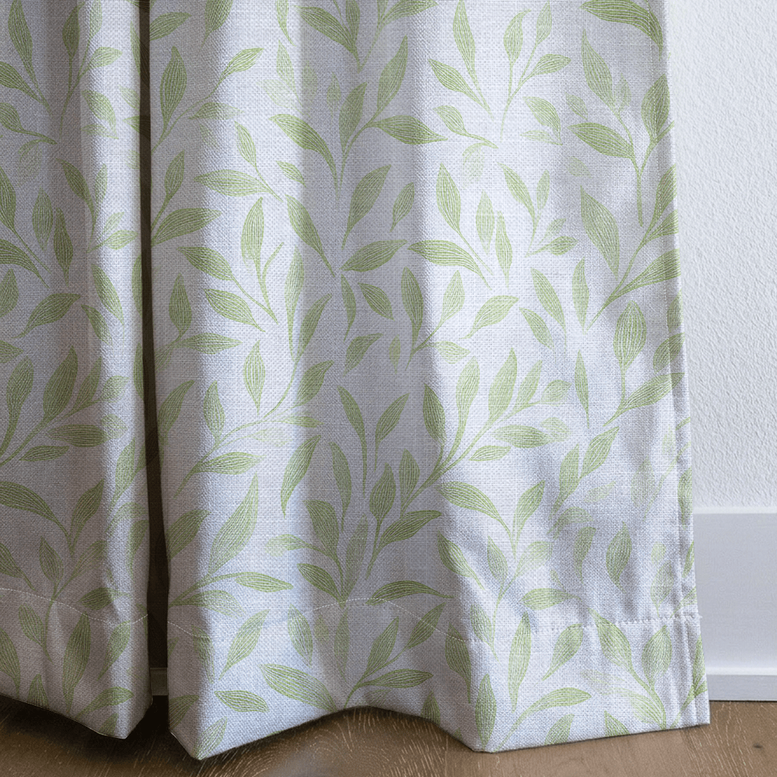 Fall Green - Drapery - Benton Lane Home - Lemon Park