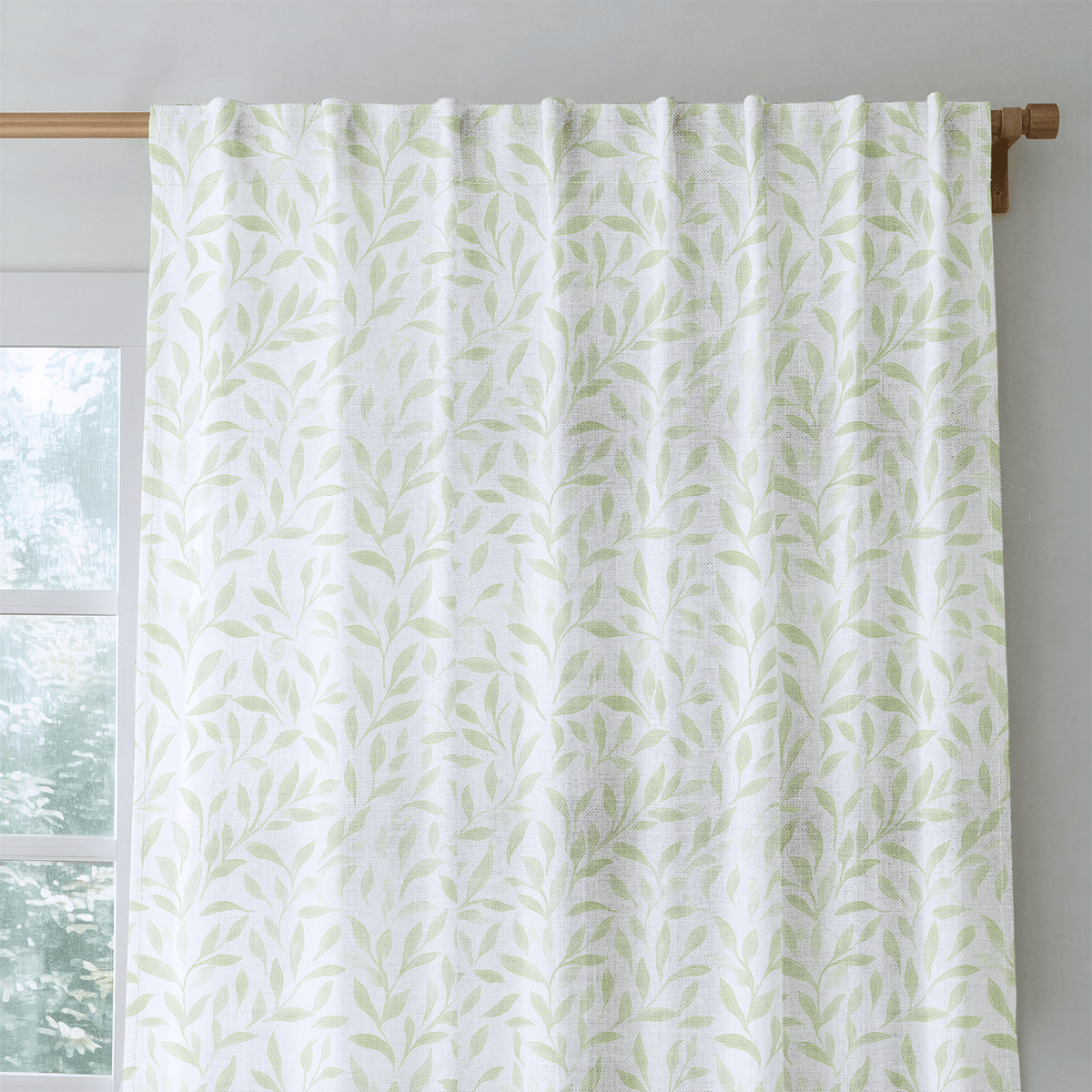 Fall Green - Drapery - Lemon Park