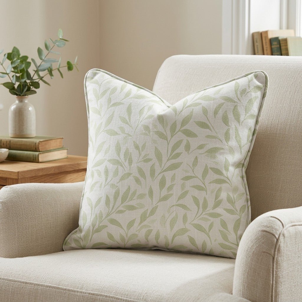 Fall Green Throw Pillow - Benton Lane Home - Lemon Park