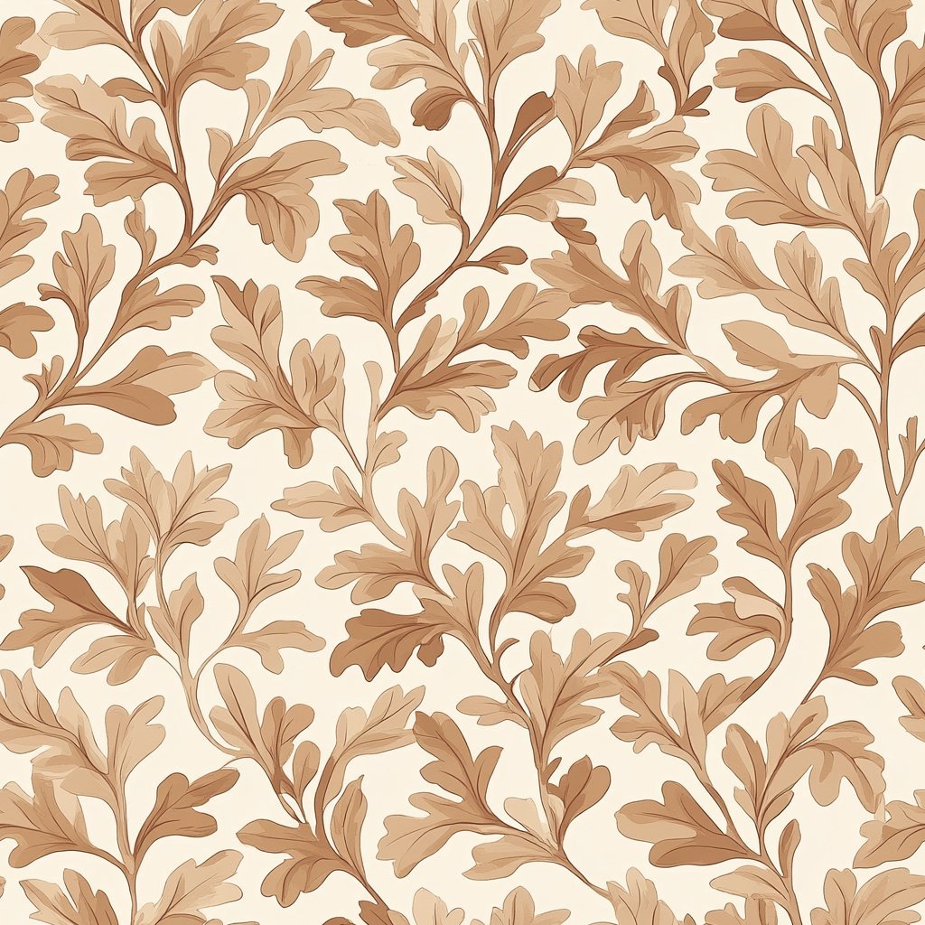 Fallen Leaves Wallpaper - Benton Lane Home - Painted Paper