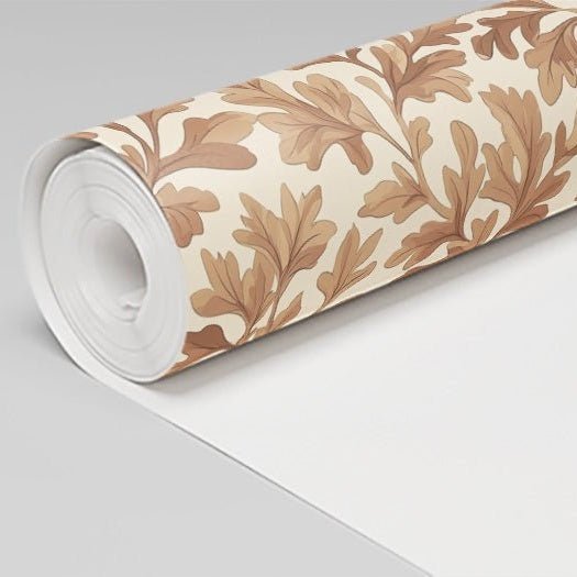Fallen Leaves Wallpaper - Benton Lane Home - Painted Paper