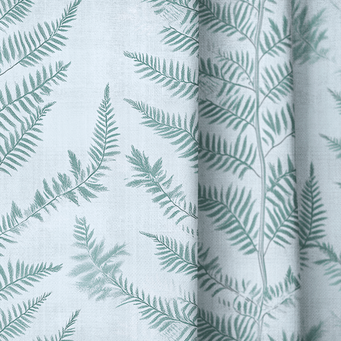 Fancy Ferns - Drapery - Benton Lane Home - Lemon Park