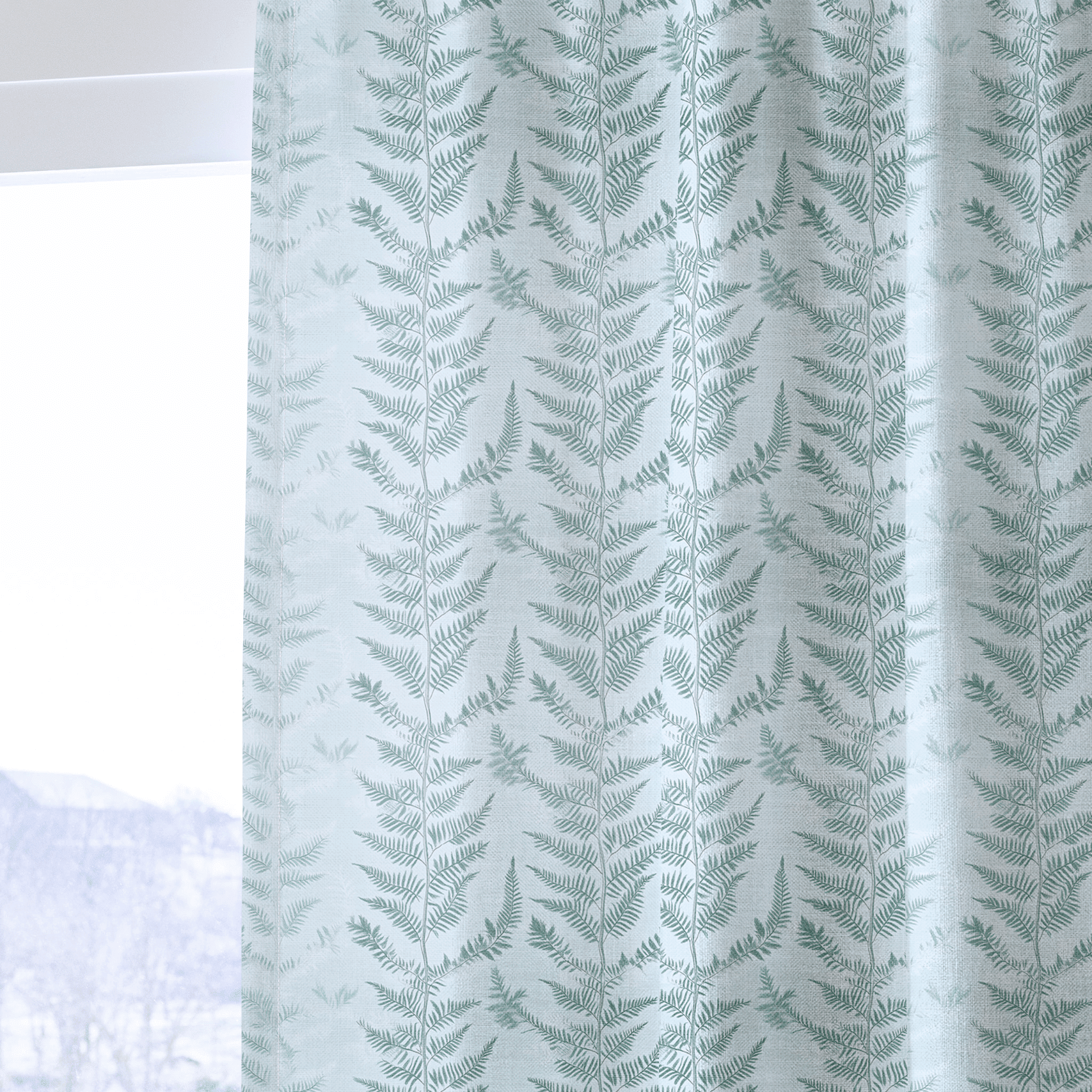 Fancy Ferns - Drapery - Benton Lane Home - Lemon Park