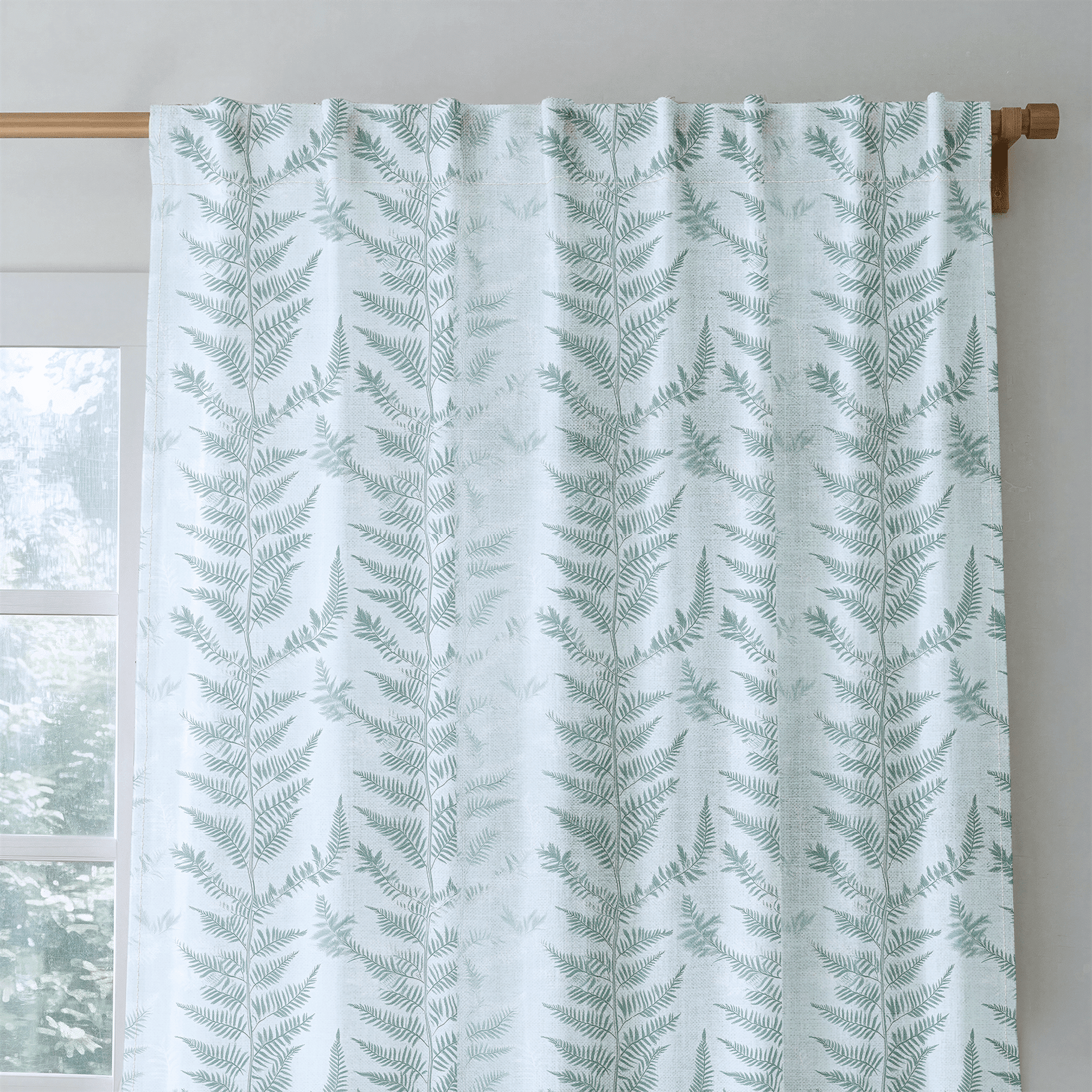 Fancy Ferns - Drapery - Benton Lane Home - Lemon Park