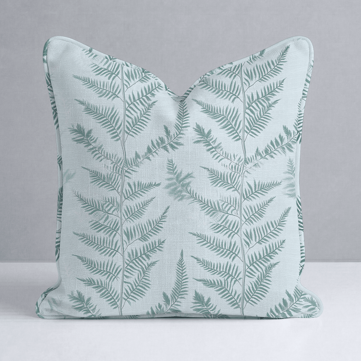 Fancy Ferns Throw Pillow - Lemon Park