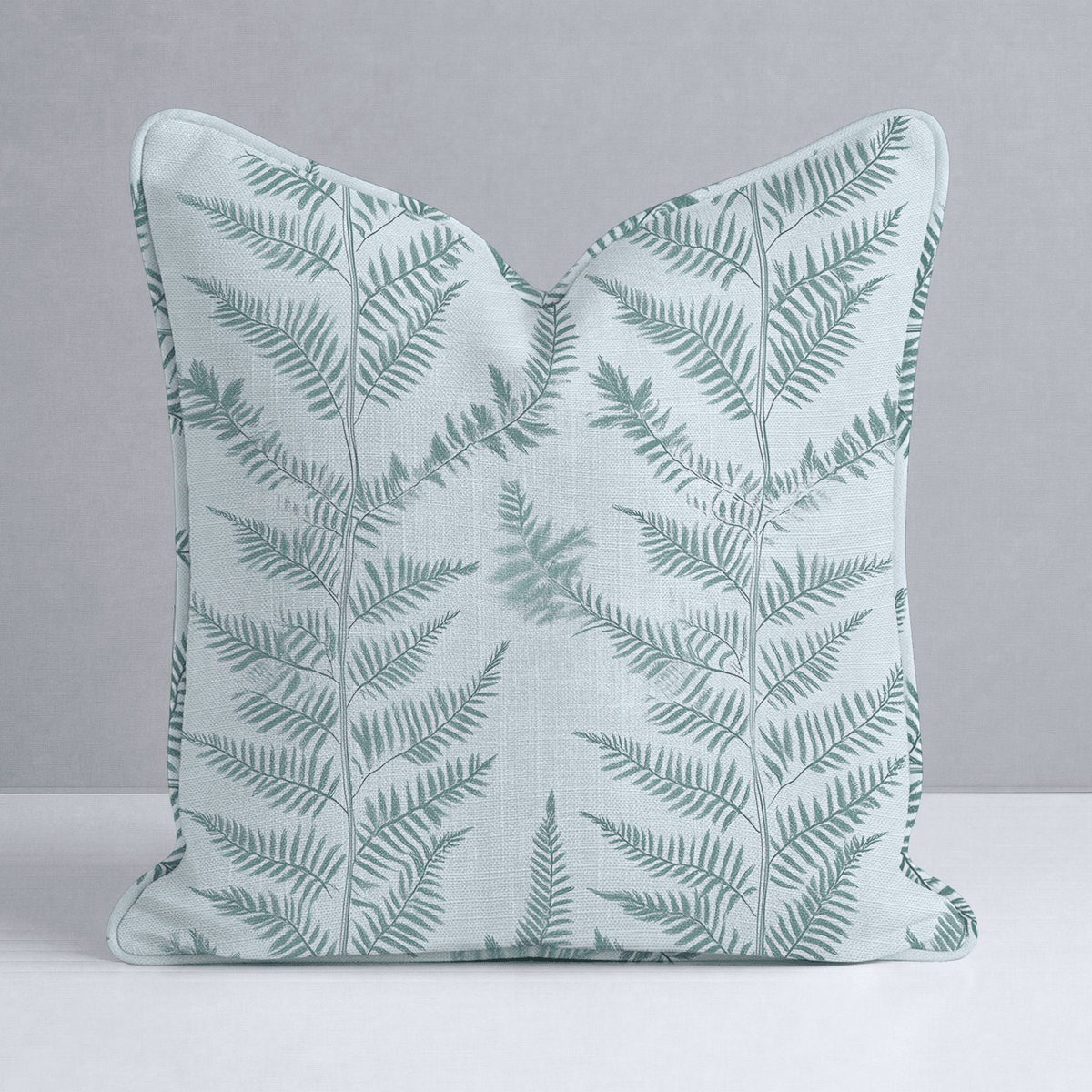 Fancy Ferns Throw Pillow - Lemon Park