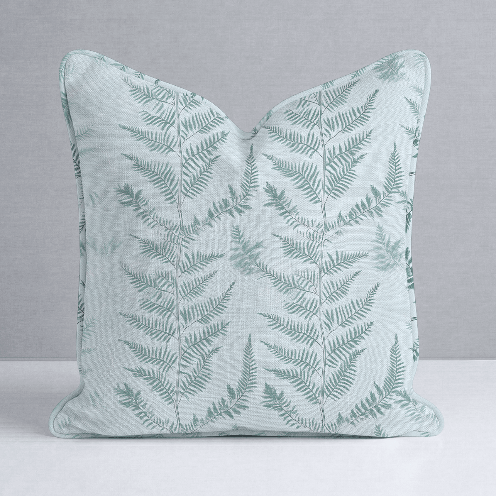 Fancy Ferns Throw Pillow - Lemon Park