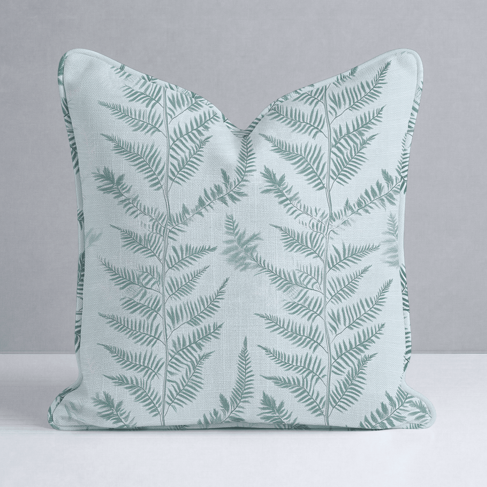 Fancy Ferns Throw Pillow - Benton Lane Home - Lemon Park