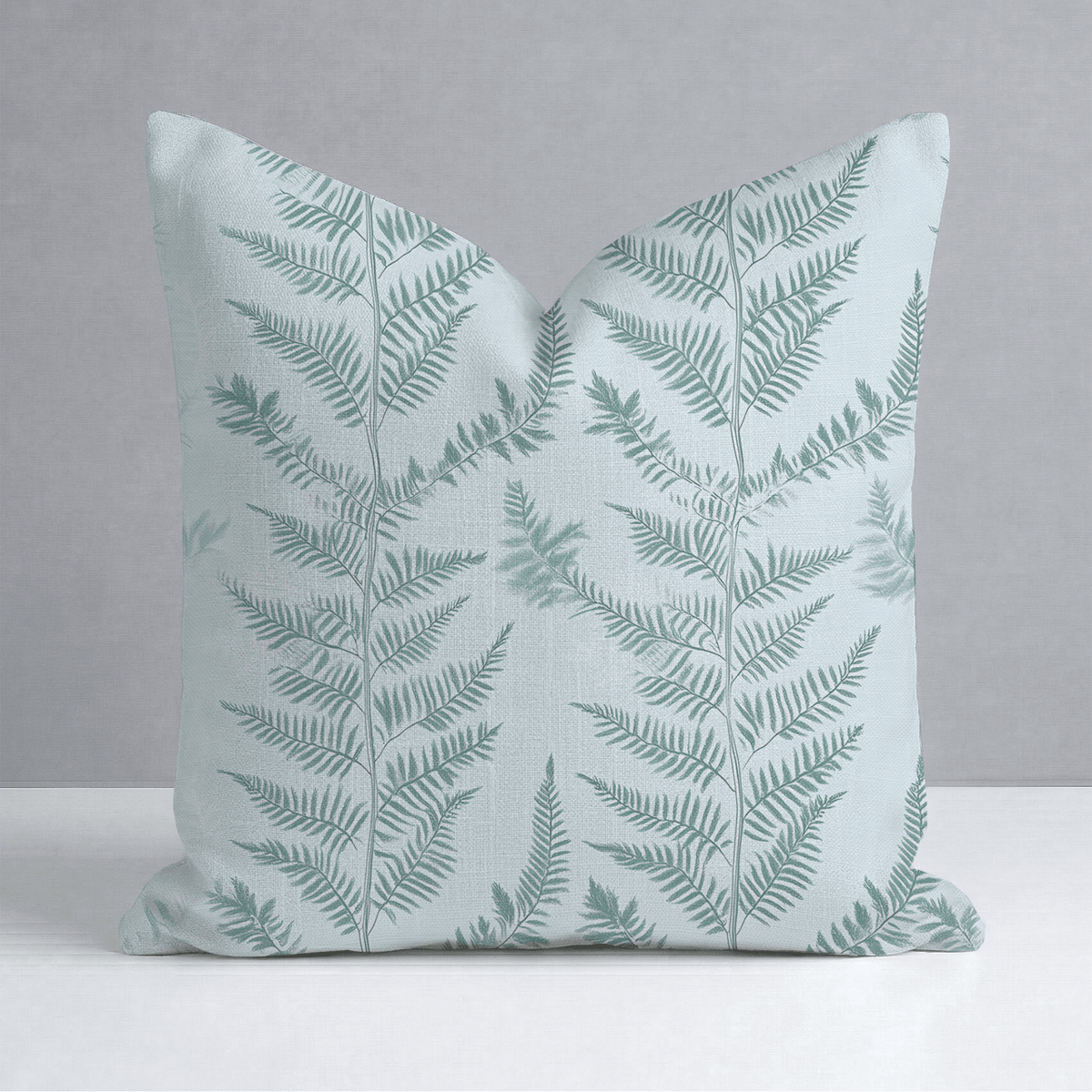 Fancy Ferns Throw Pillow - Lemon Park