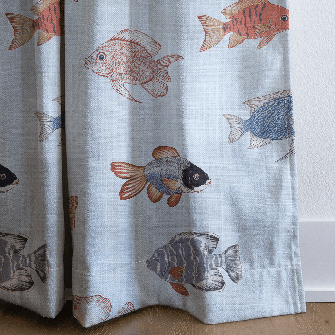 Fancy Fins - Drapery - Benton Lane Home - Lemon Park