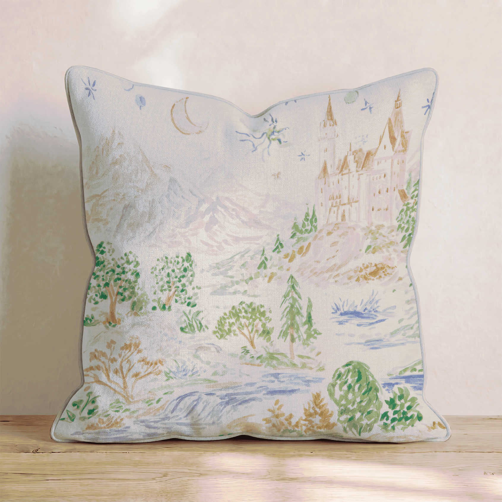 Fantasy Book Night Throw Pillow - Benton Lane Home - Hillcroft Home