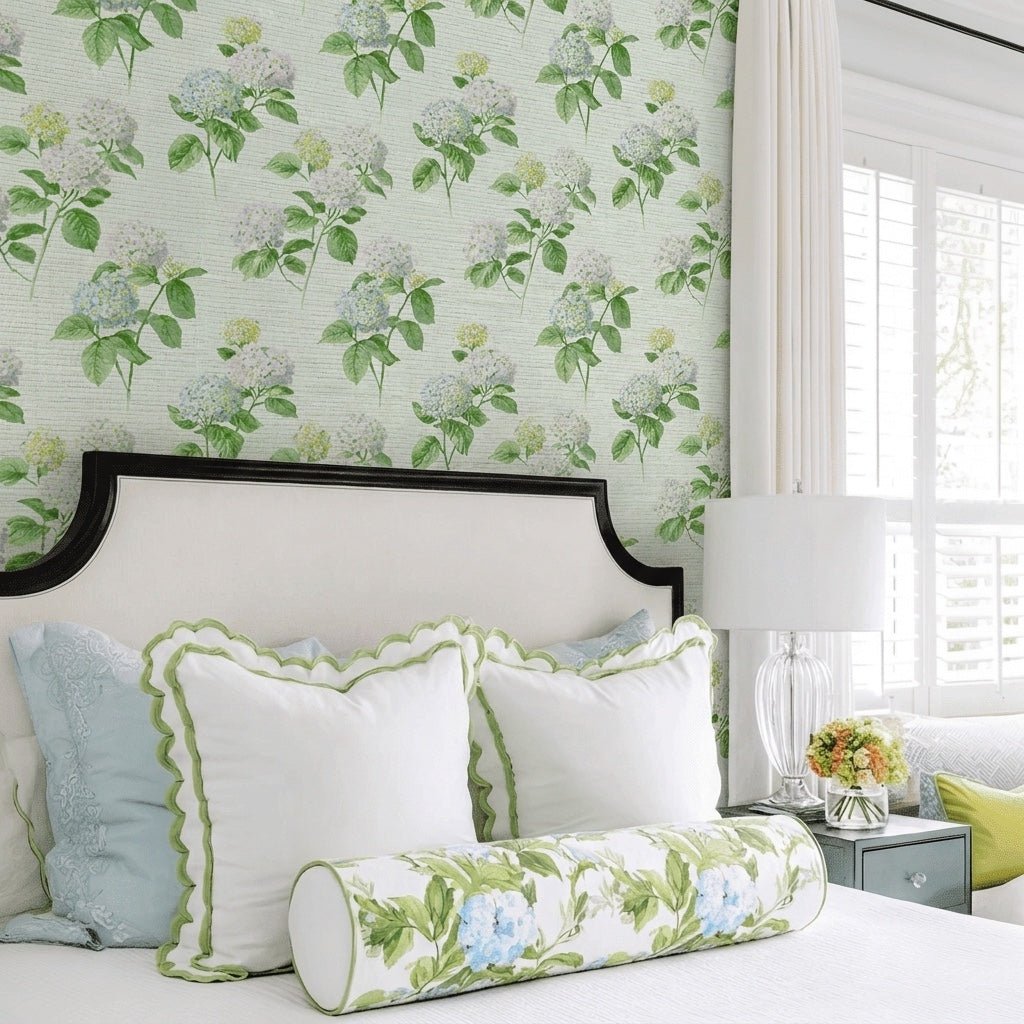 Farmers Market Faux Grasscloth Wallpaper - Lemon Park