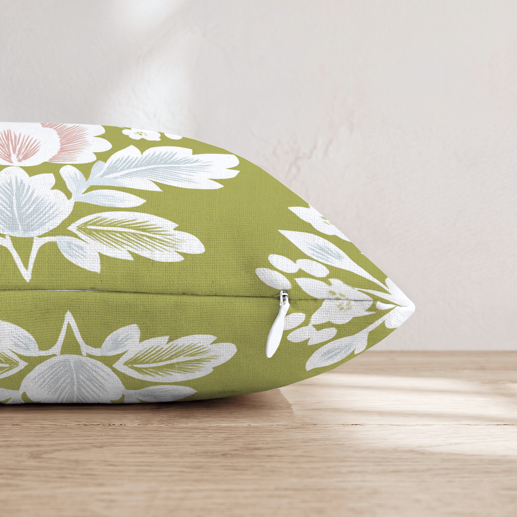 Farmhouse Damask Throw Pillow - Hillcroft Home