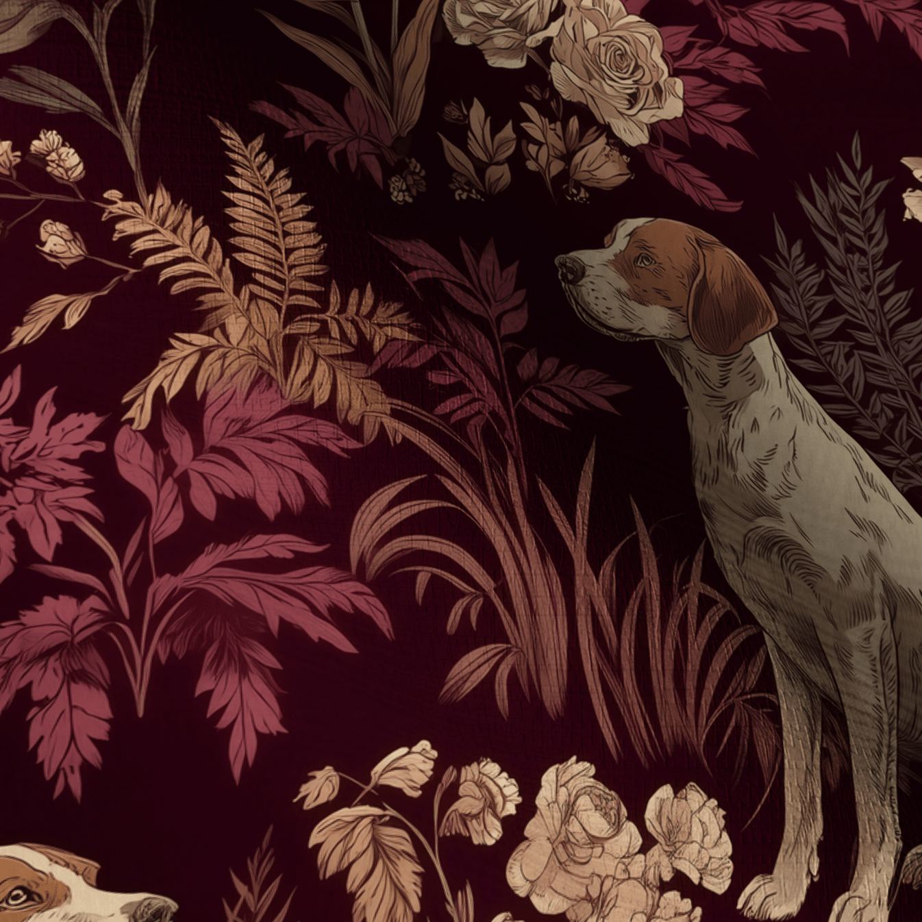 Fern & Fetch Faux Grasscloth Wallpaper - Painted Paper